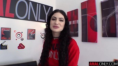 anal ONLY Lydia ebony loves anal
