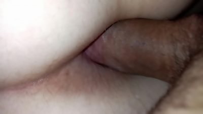 blasting in Caits asshole while she's asleep