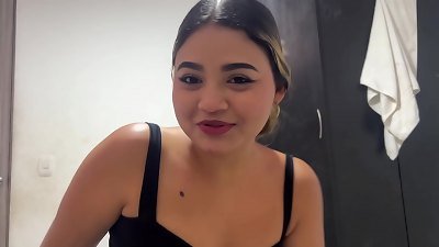 My stepsister wants me to give her lessons on how to suck shaft