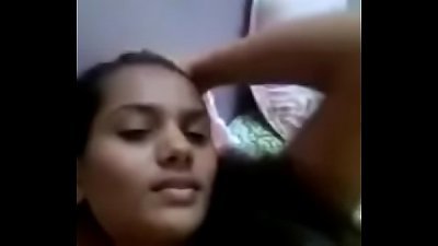 college damsel displays melons for her beau