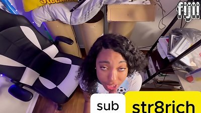 fijii get face poke real fine meaty culo ebony 18YO twerk on my beef whistle