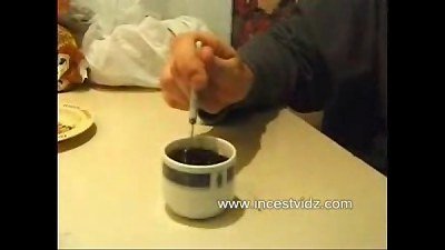 French father found his wife fucking their son