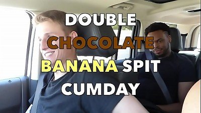 double Chocolate Banana spit Cumday