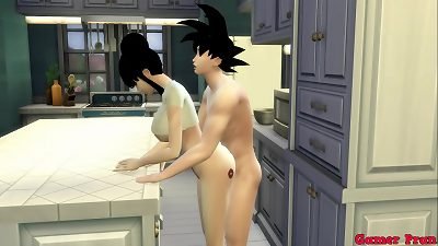 Milk mother and wife Epi five cool Mama Chichi torn up by her 2 Stepsons When her husband heads to work screwed in the butt anal invasion all Day in the Kitchen NTR hentai