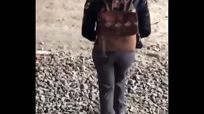 Public college walking home gets snatched up and smashed outside