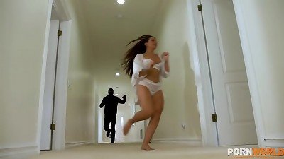 tattooed brown-haired April Olsen Fisted and buttfuck plowed in Roleplay Game GP2097