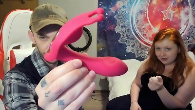 Animour thong dildo Unboxing and masturbation with Sophia Sinclair and Jasper Spice