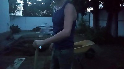 The worker gives me a hard time before going to the university