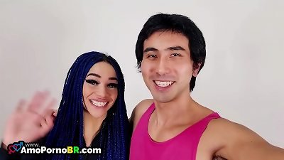 Daddy, Luna is a very committed college girl to her daily exercises!