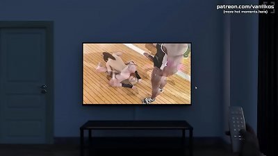 My Cute Roommate | Hot interracial workout threesome BBC and blowjob | My sexiest gameplay moments | Part #3