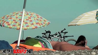 girl nudists take off their clothes and have fun bare