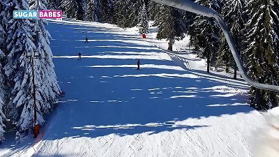 SUGARBABESTV : MY first MIDGET dt ON THE SKI VACATION