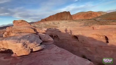 Fit duo have red-hot fantastic in the Valley of Fire