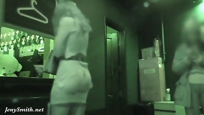 Cutting my sundress in a public theatre. Part 2