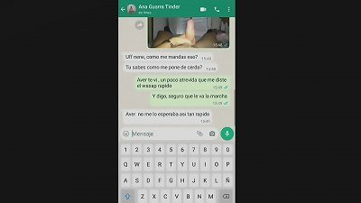 super-fucking-hot chat by wasap with cheating tinder doll