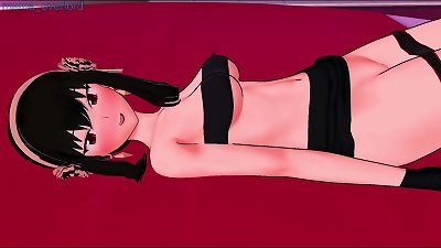 Yor Forger (spy x family) in enjoy hostel mission