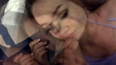 sweetheart Got rock hard Facefuck and rough hump StepBrother With jizz On booty After Waking Up