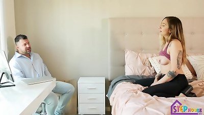 warm youthful Stepmom rails penis