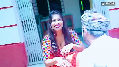 Desi milkman pulverized his mistress' fat bumpers on the preposition of selling milk ( Hindi audio )