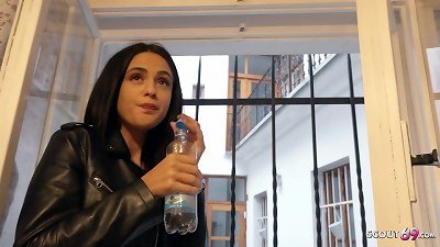 GERMAN SCOUT - lengthy legs teen MIA TREJSI REAL first-ever TIME amateur pornography audition