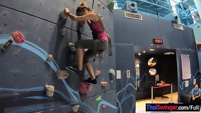 Thai climber girlfriend was not very great at it but she was finer at hook-up it revved out