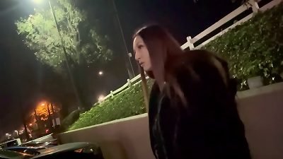 Italian steamy milf lengthy Hair Artemisia love Solo Smoking Session Outdoor