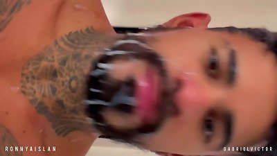 A handsome day of bitching at my house with my ex boyfriend Gabriel Victor and our guests