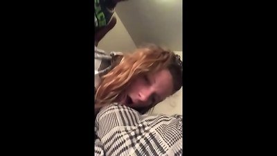 Getting her beaver munched and then her back bj'ed out (Creampie)