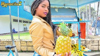 MAMACITAZ - #Ana Ebano #Pedro Nel - timid black Latina Gets Picked Up And plowed hard By A Latino man