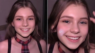 college cutie Used As A Human cum Dumpster