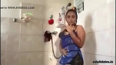 crazy indian school college girl from Adultdates.in selfie bathing