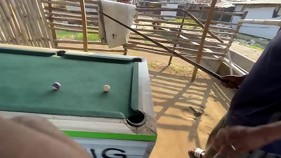 new yr happiness with my boyfriend's in a snooker board