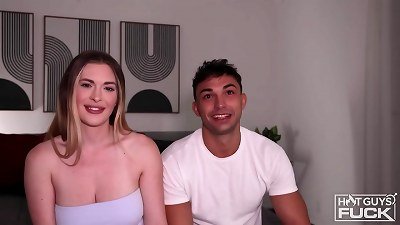 Shredded lingerie Model Showers thick knockers In Cum!