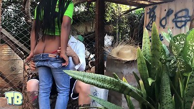 Before she went to the market to work she asked to give her ass