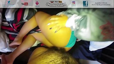 fucking My friends junior sista In Her nice Torqoise underwear point of view Latina