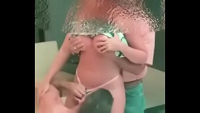 The very first Menage of a redhead Married to two gifted Alphas - From hotel Reception to double Oral orgy