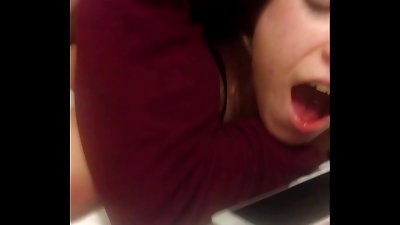 Her bf kept calling so she threw the phone away and cucked him