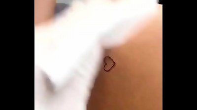 Anitta getting heart tat on her caboose