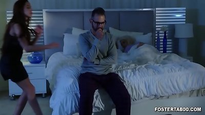 new foster dauther Vanna Bardot gets a hot ravage punishment from her foster father Calvin Hardy after failing to obey some new mansion rules.