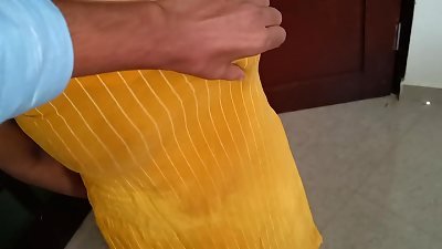 Indian maid cootchie banging on dogy style position clear Hindi audio language