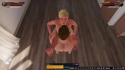 Ethan vs Katey (Naked Fighter 3D)