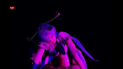 goddess three dimensional Beauty: The forbidden rub - 3d animation manga porn