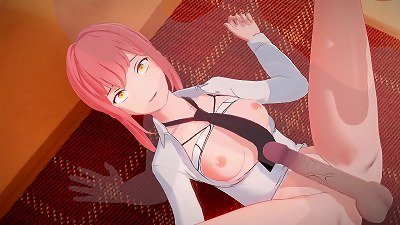 Miss Makima moans while being boned - 3d manga