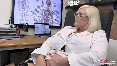 AgedLovE molten elderly british ash-blonde hardcore