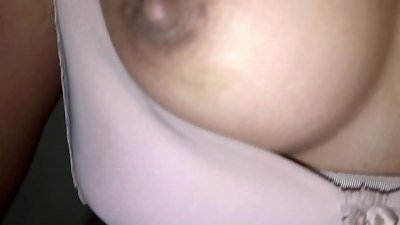 extrimely scorching married girl showing off with underpants and letting a stranger touch her