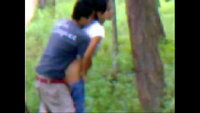 Desi girlfriend outdoor fucking with boyfriend