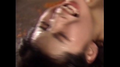 Vintage Jap slave got waxed & sweaty bondage