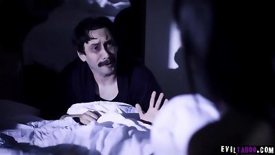 weirdo insomiac father Tommy Pistol cant handle the agony after her wife past away to he screws with her dauther to make him perceive better.