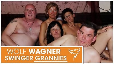 YUCK! ugly older swingers! grandmas & grandfathers have themselves a horny fuck fest! WolfWagner.com