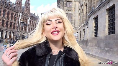 GERMAN SCOUT - REAL tough anal invasion hook-up PICKUP casting FOR DUTCH teen KITANA